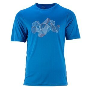 GTS 211811 M - Man Functional T-shirt with print - Blue