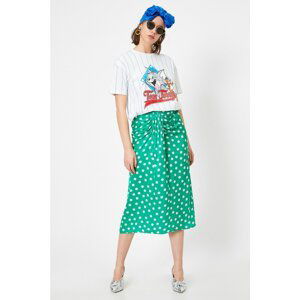 Koton Women Green Patterned Skirt