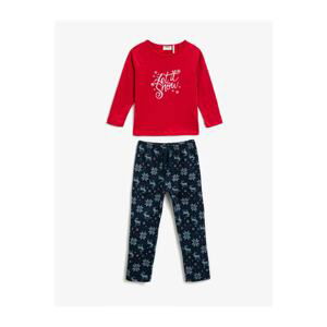 Koton Cotton Long Sleeve Pajamas Set