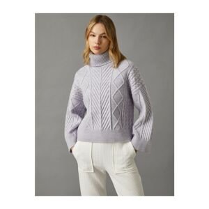 Koton Turtleneck Knitted Detailed Sweater