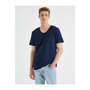 Koton T-Shirt - Navy blue - Regular fit