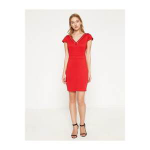 Koton V-Neck Dress Evening Dress