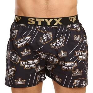 Men's shorts Styx art / KTV sports rubber - black rubber - limited edition (BTC960)