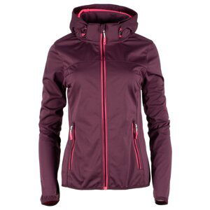 GTS 4013 L S0 - Womens 3L softshell jacket with hood - plum