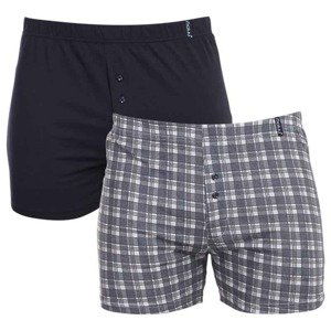 2PACK Men's shorts Molvy multicolor (KP-073-BBU)