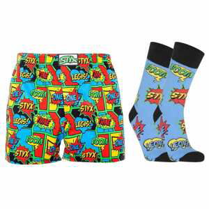 Men's shorts art classic rubber and socks Styx boom (AH955)