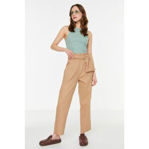 Trendyol Mink Tie Detailed Trousers