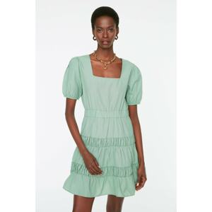 Trendyol Green Pleated Dress