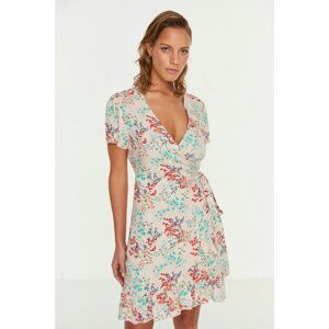 Trendyol Ecru Double Breasted Dress