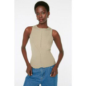 Trendyol Blouse - Beige - Slim fit