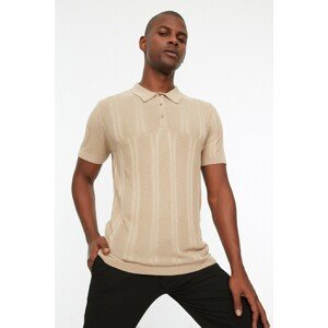 Trendyol Polo T-shirt - Beige - Regular fit
