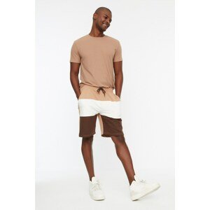 Trendyol Shorts - Brown - Normal Waist