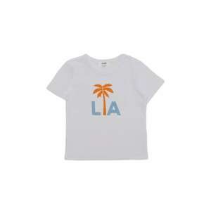 Trendyol White Printed Boys' Knitted T-Shirts