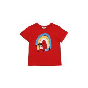 Trendyol Red Printed Boy Knitted T-Shirt