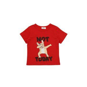 Trendyol Red Printed Boy Knitted T-Shirt