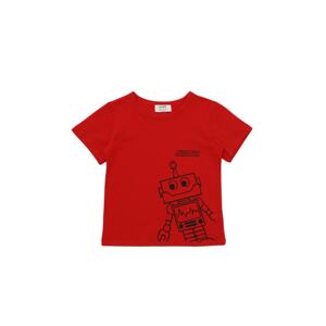 Trendyol Red Printed Boy Knitted T-Shirt