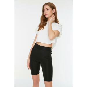 Trendyol Black Knitted Biker Leggings