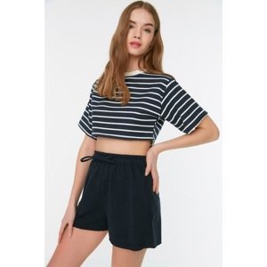 Trendyol Navy Blue Knit Shorts & Bermuda