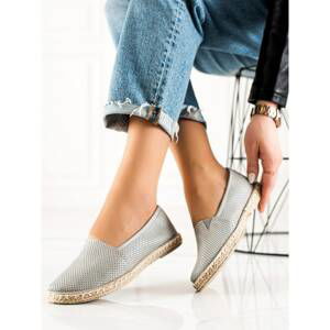 TRENDI COMFORTABLE ECO LEATHER ESPADRILLES