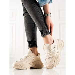 TRENDI BEIGE SNEAKERS FASHION