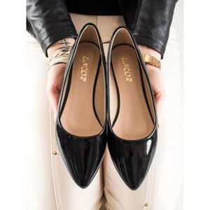 ENCOR LACQUERED BALLERINAS IN SPITZ