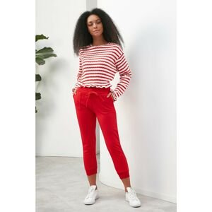Trendyol Red Elastic Leg Pocket Knitted Trousers