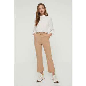 Trendyol Dark Brown Belted Trousers