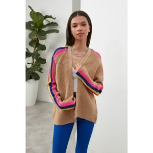 Trendyol Cardigan - Beige - Relaxed fit