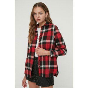 Trendyol Red Plaid Shirt