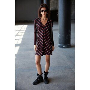 Trendyol Black Striped Knitted Dress