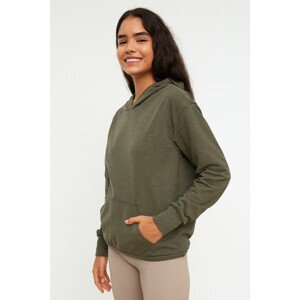 Trendyol Khaki 3 Yarn Knitted Sweatshirt