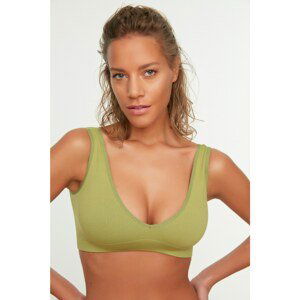 Trendyol Oil Green Seamless Bra