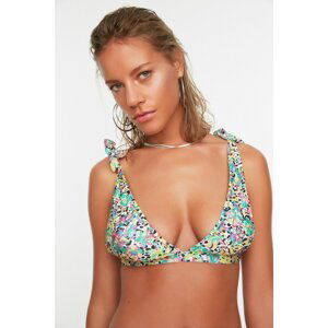 Trendyol Multicolored Tie Bikini Top