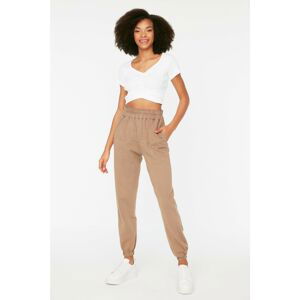 Trendyol Sweatpants - Brown - Joggers