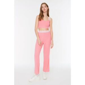 Trendyol Pink Elastic Detailed Camisole Knitted Trousers
