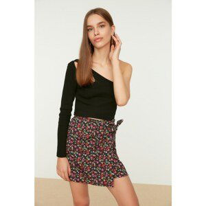 Trendyol Black Woven Skirt