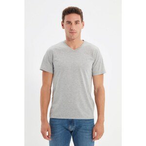 Trendyol T-Shirt - Gray - Slim