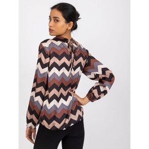 Black patterned blouse Silesia