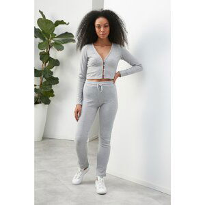 Trendyol Gray Knitted Trousers