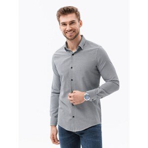 Ombre Clothing Men's shirt with long sleeves K623