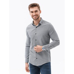 Ombre Clothing Men's shirt with long sleeves