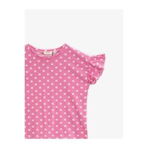 Koton Ruffled T-Shirt Polka Dot Cotton