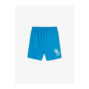 Koton Baby Boy Blue Printed Shorts