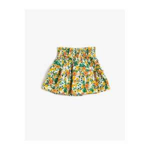 Koton Floral Skirt Cotton