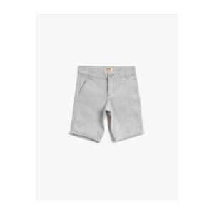 Koton Boys Gray Cotton Shorts