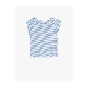 Koton Blue Striped Girl T-Shirt