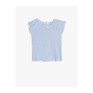 Koton Blue Striped Girl T-Shirt