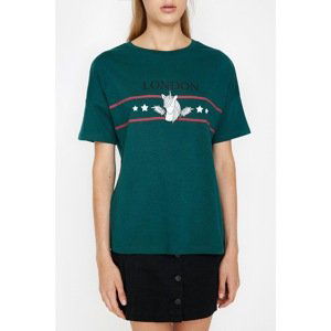 Koton Women's Green T-Shirt