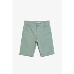 Koton Green Boy's Pocket Detailed Shorts