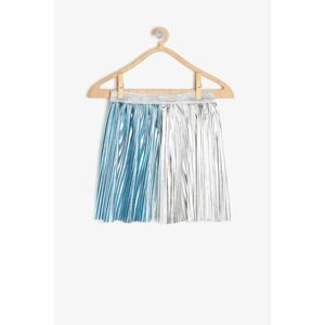 Koton Girl Blue Patterned Skirt
